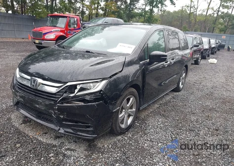 2020 Honda Odyssey Ex-L/Ex-L W/Navi Res from USA, damaged, VIN 5FNRL6H70LB029460